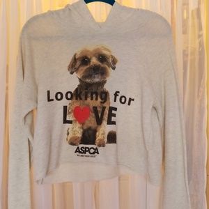 ASPCA Long Sleeve Crop with Hood